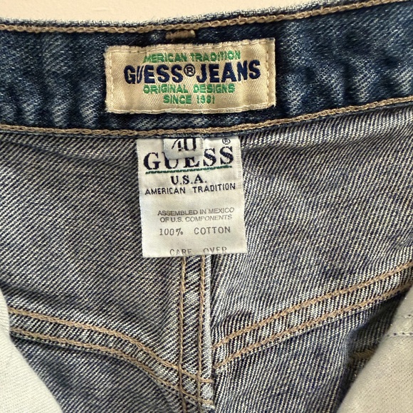 Vintage Guess Classic Denim Jean Shorts - Picture 3 of 4